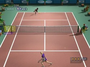 Hard Hitter Tennis screen shot game playing